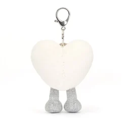Clearance Amuseables Cream Heart Bag Charm