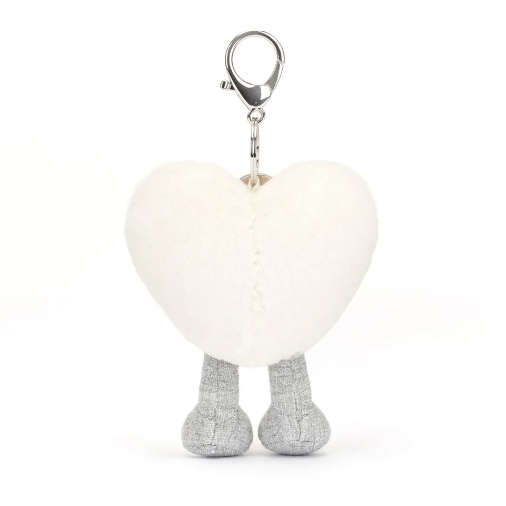 Clearance Amuseables Cream Heart Bag Charm