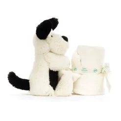 Best Bashful Black & Cream Puppy Soother
