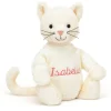 Discount Bashful Cream Kitten with Personalised Cream Jumper