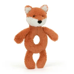Online Bashful Fox Cub Ring Rattle
