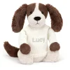 Outlet Bashful Fudge Puppy with Personalised Cream Jumper