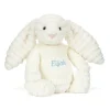 New Bashful Luxe Bunny Nimbus with Personalised Cream Jumper