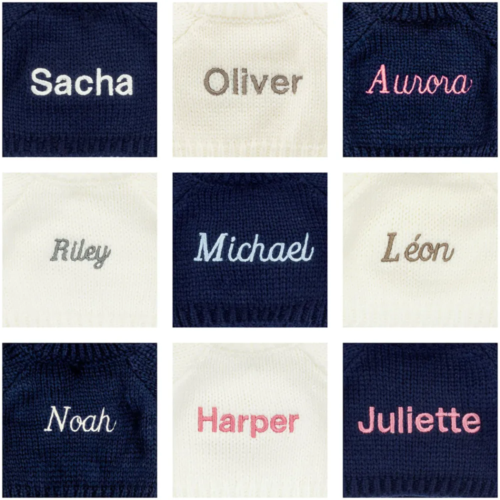Outlet Bashful Luxe Bunny Nimbus with Personalised Navy Jumper
