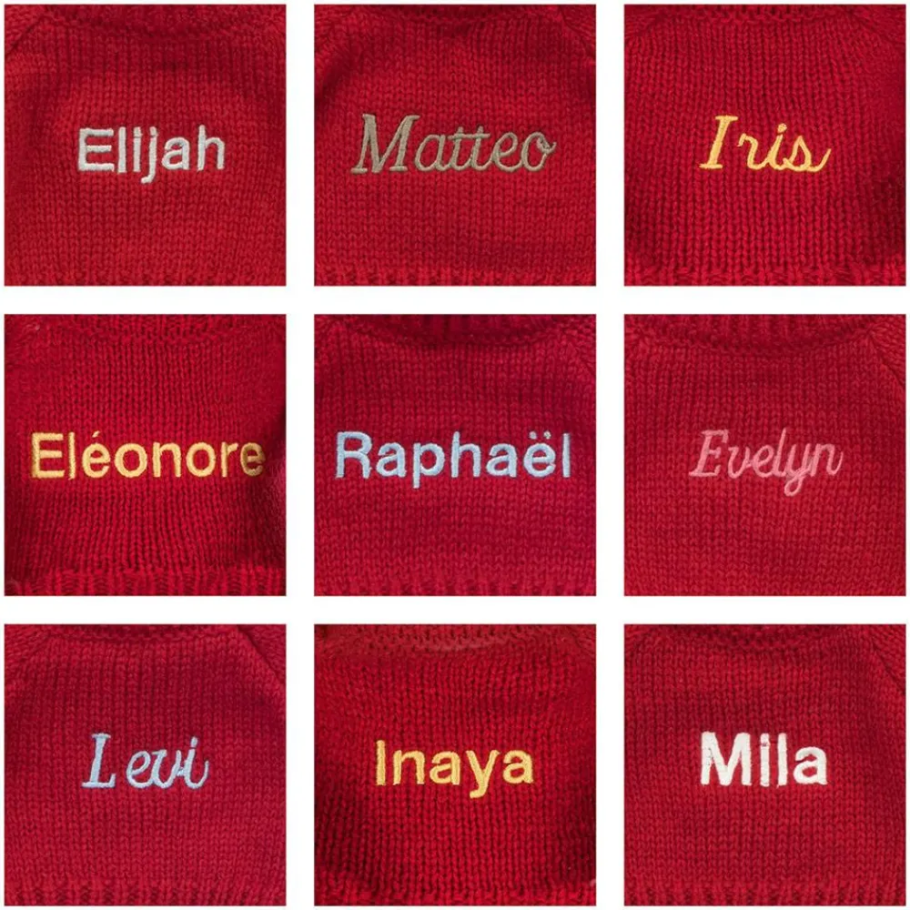 Best Bashful Luxe Bunny Rosa with Personalised Red Jumper