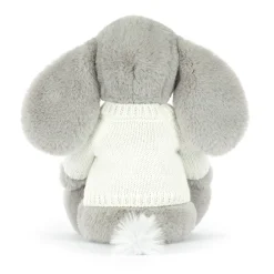 Clearance Bashful Luxe Elephant Thuddeus with Personalised Cream Jumper