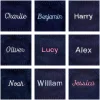 Best Bashful Tulip Pink Bunny with Personalised Navy Jumper