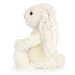 Online Bashful Twinkle Bunny with Personalised Cream Jumper