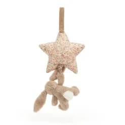 Sale Blossom Bea Beige Bunny Musical Pull