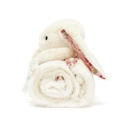 Clearance Blossom Cream Bunny 'Berry' Blankie