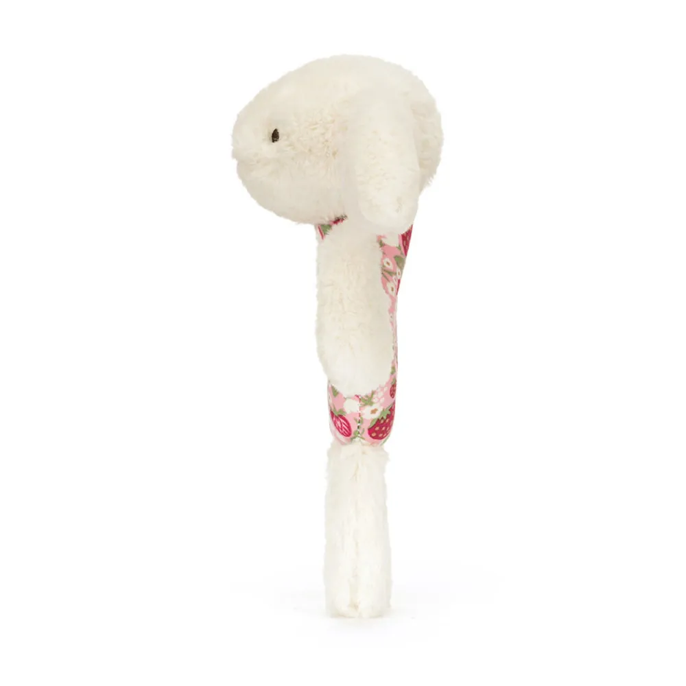 Clearance Blossom Cream Bunny 'Berry' Ring Rattle