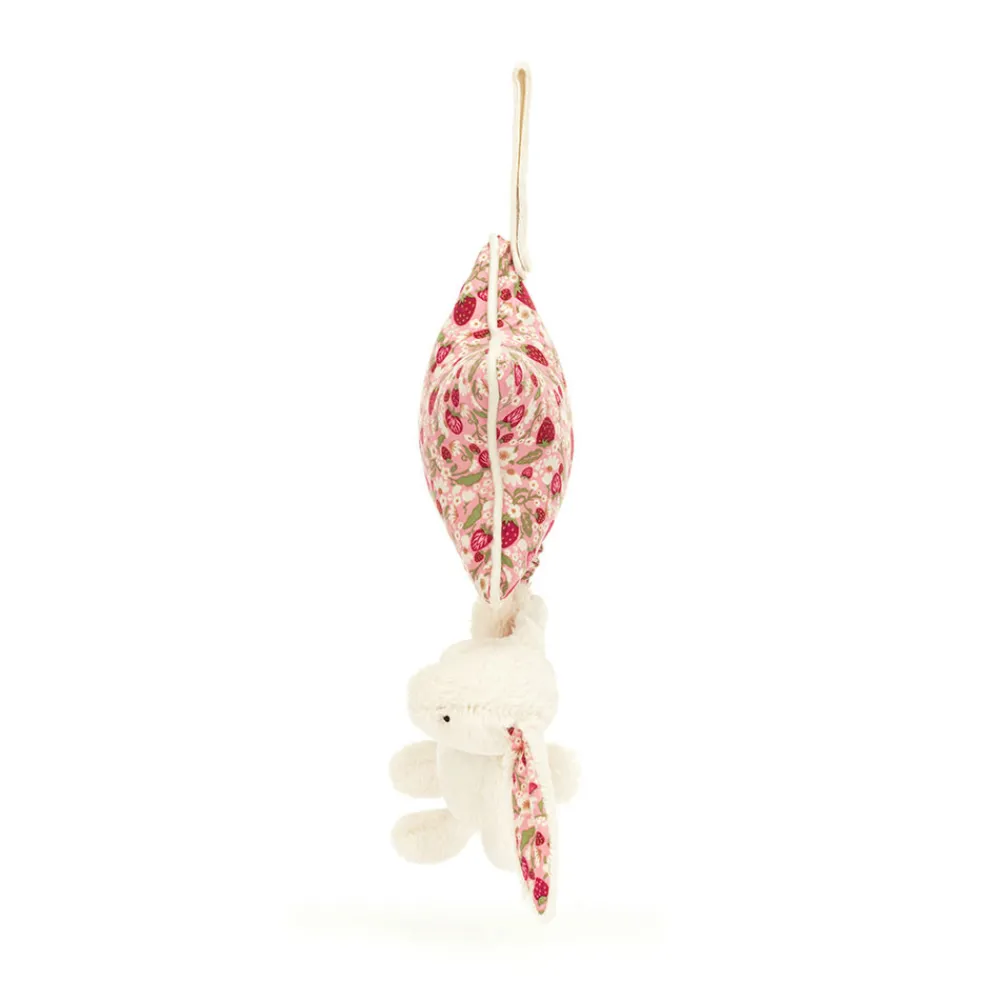 Online Blossom Cream Bunny 'Berry' Musical Pull