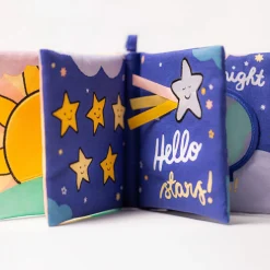 Hot Hello Moon Fabric Book