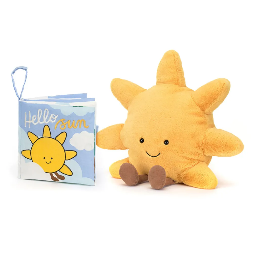 Clearance Hello Sun Fabric Book and Amuseables Sun Medium
