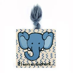 New If I Were An Elephant Board Book and Fuddlewuddle Elephant Medium