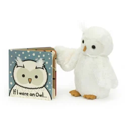 Hot If I Were An Owl Board Book and Bashful Owl Medium