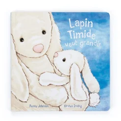 Outlet Lapin Timide Veut Grandir Livre and Bashful Cream Bunny Medium