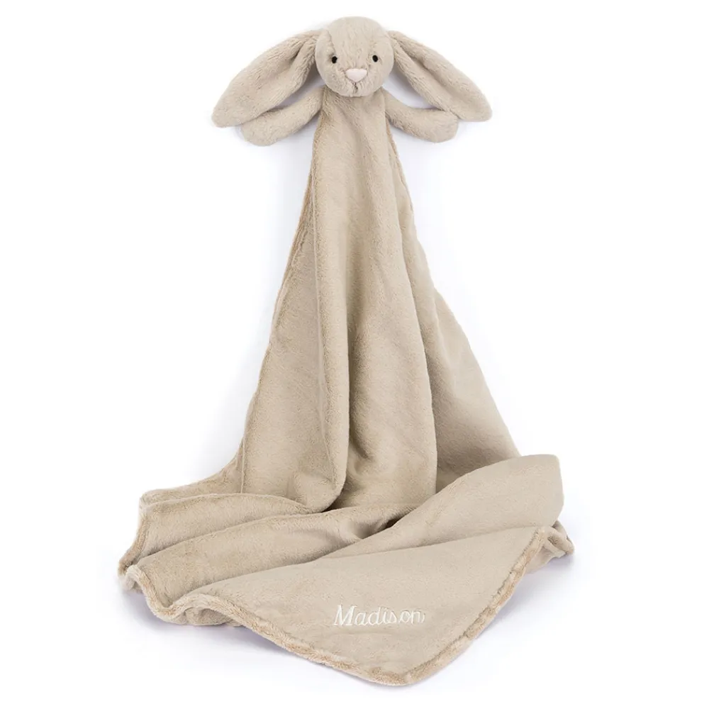 New Personalised Bashful Beige Bunny Blankie
