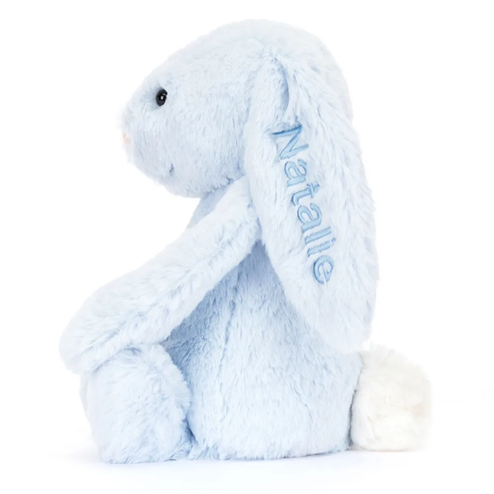 Best Personalised Bashful Blue Bunny Medium