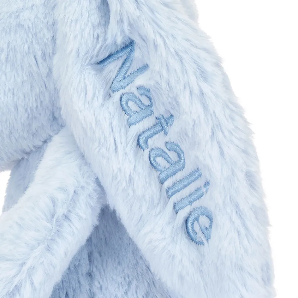 Best Personalised Bashful Blue Bunny Medium