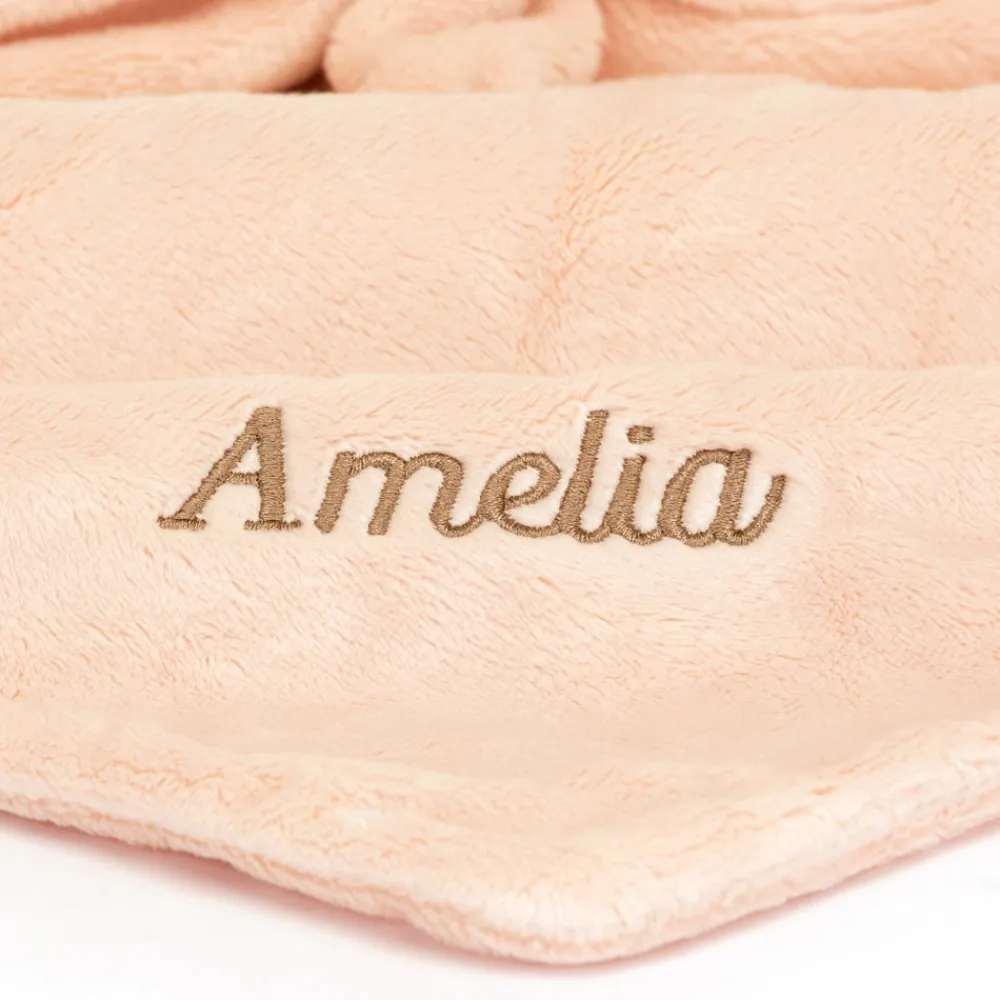 Online Personalised Bashful Blush Bunny Soother