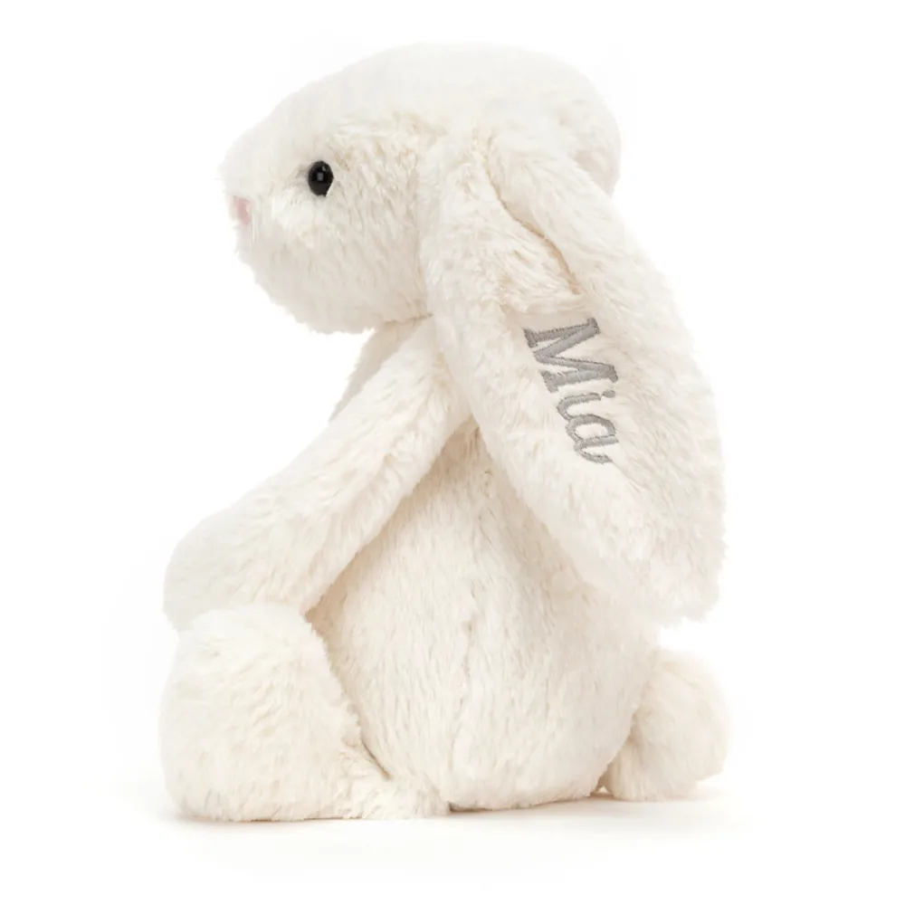 New Personalised Bashful Cream Bunny Medium