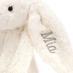 New Personalised Bashful Cream Bunny Medium