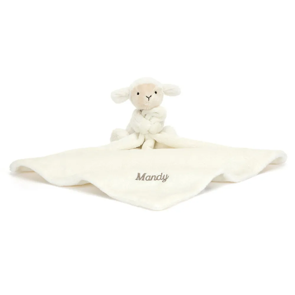 Sale Personalised Bashful Lamb Soother