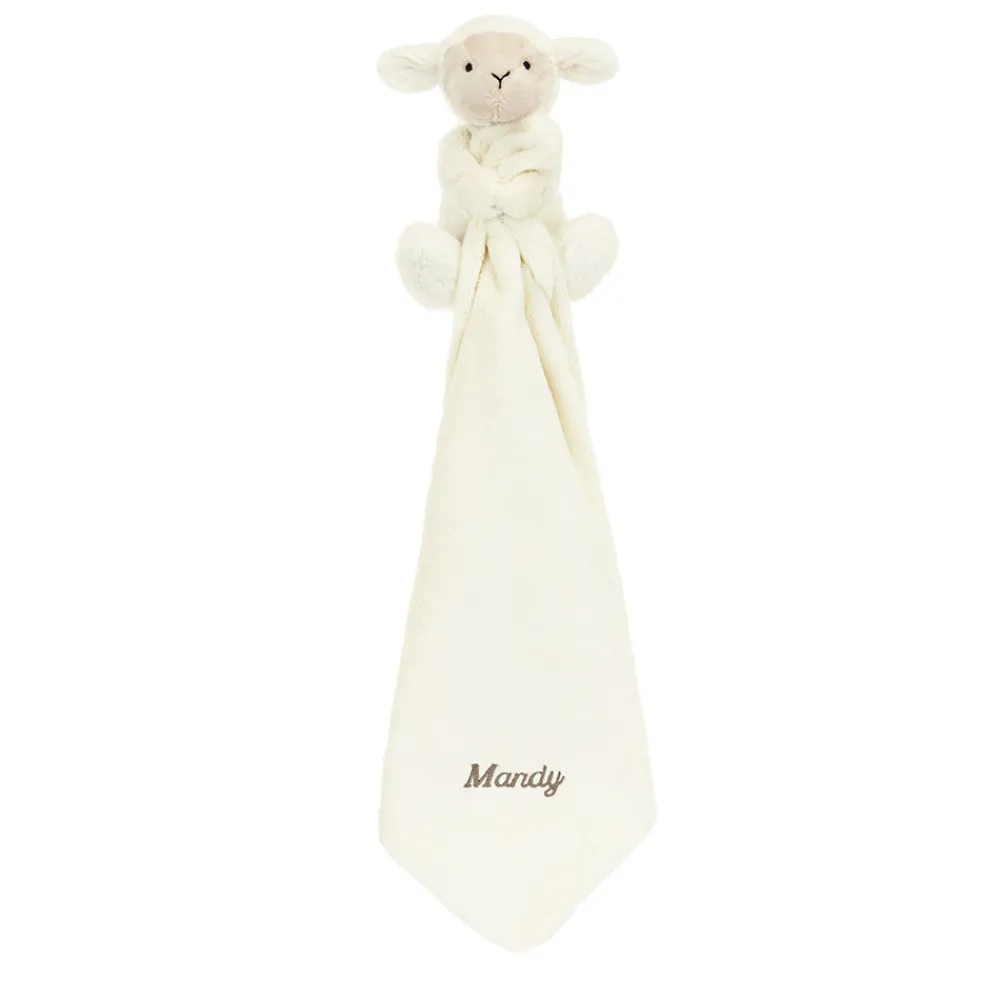 Sale Personalised Bashful Lamb Soother