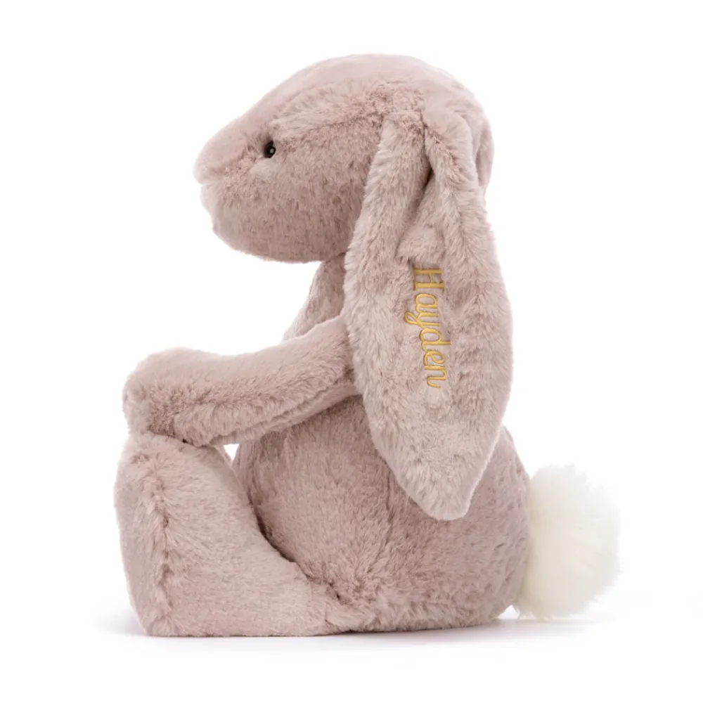 Outlet Personalised Bashful Luxe Bunny Rosa Huge