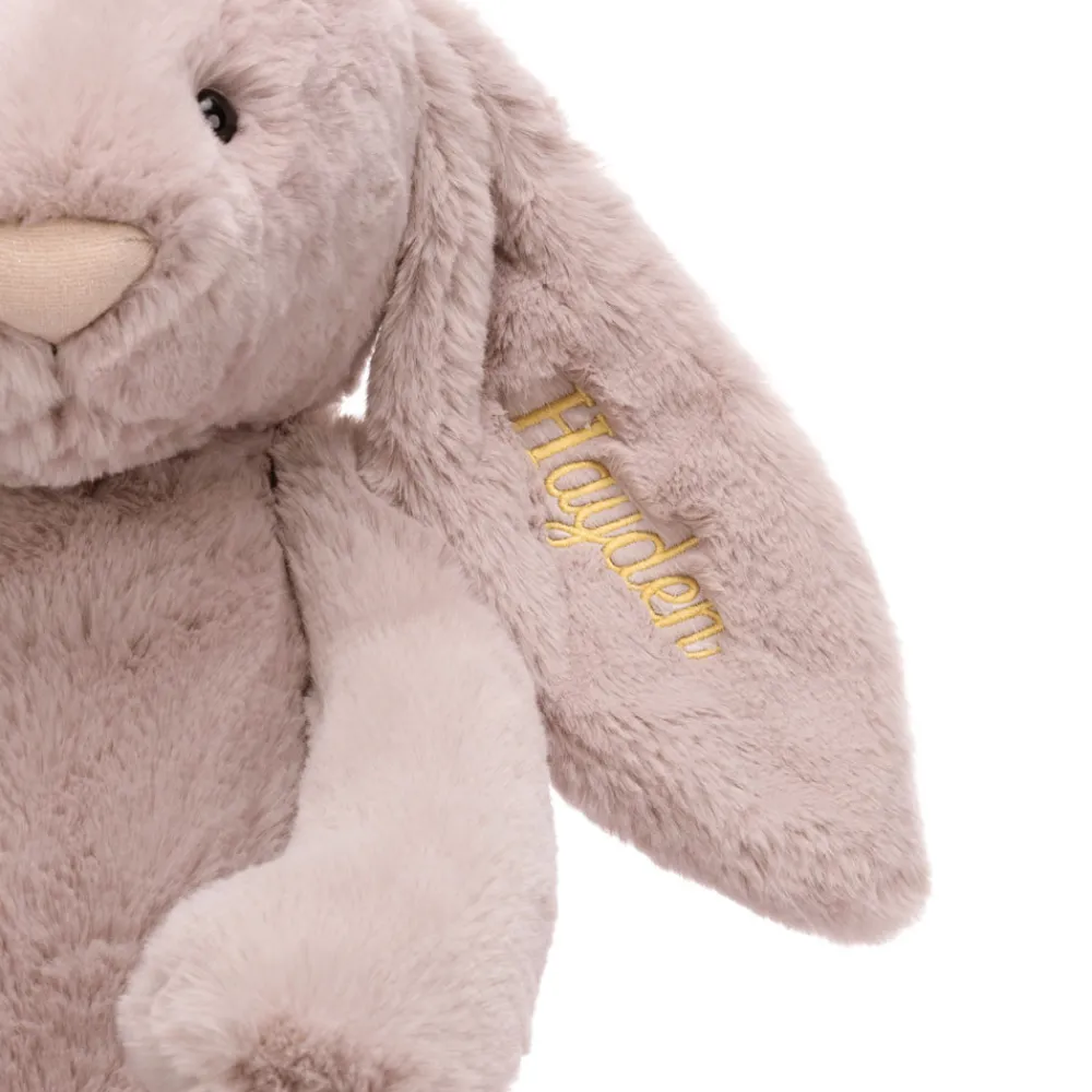 Outlet Personalised Bashful Luxe Bunny Rosa Huge