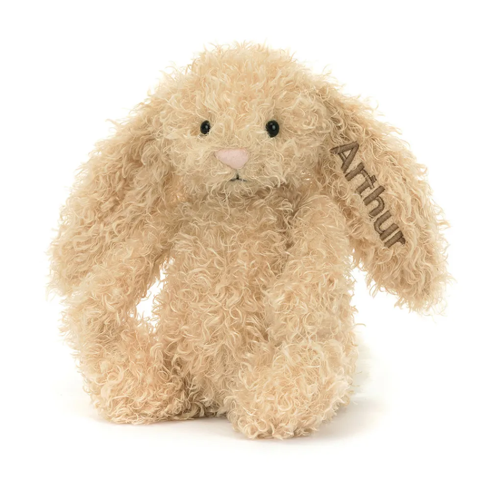Hot Personalised Bashful Luxe Bunny Curly Original