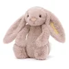 New Personalised Bashful Luxe Bunny Rosa Medium