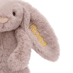New Personalised Bashful Luxe Bunny Rosa Medium