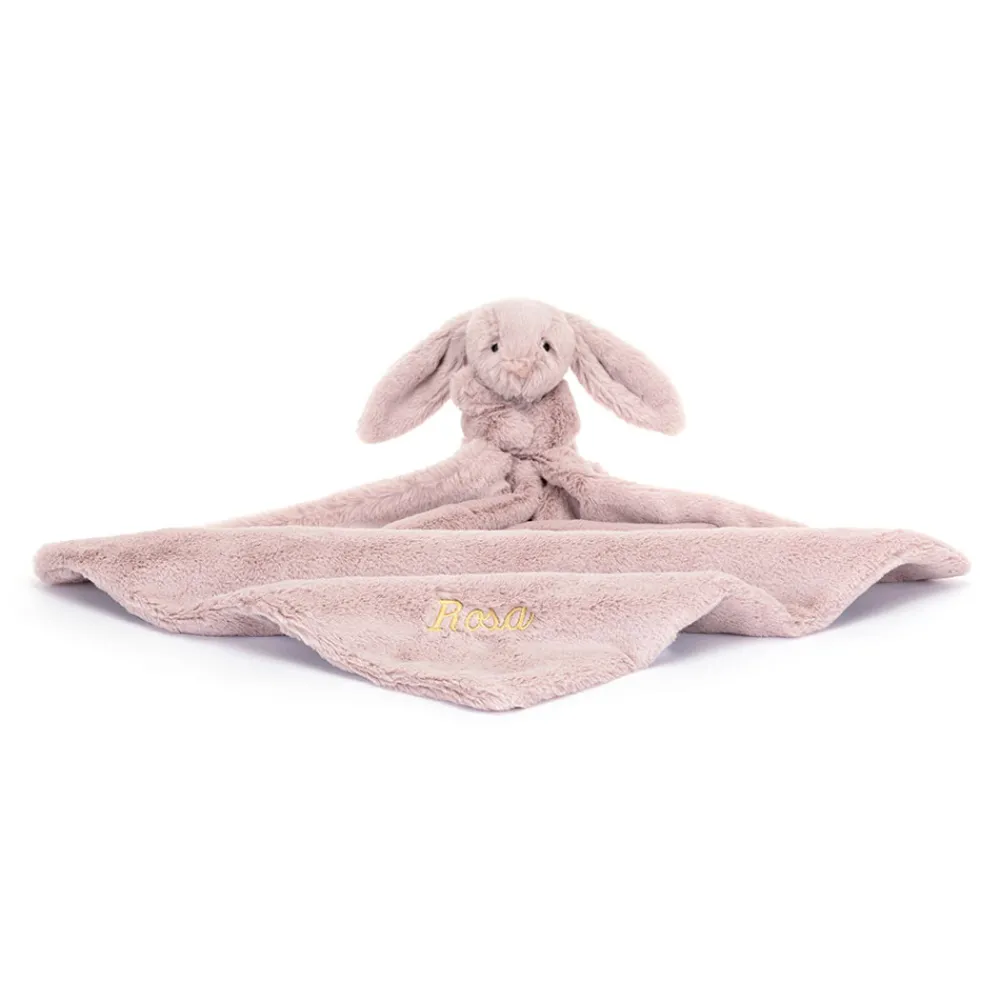 Clearance Personalised Bashful Luxe Bunny Rosa Soother