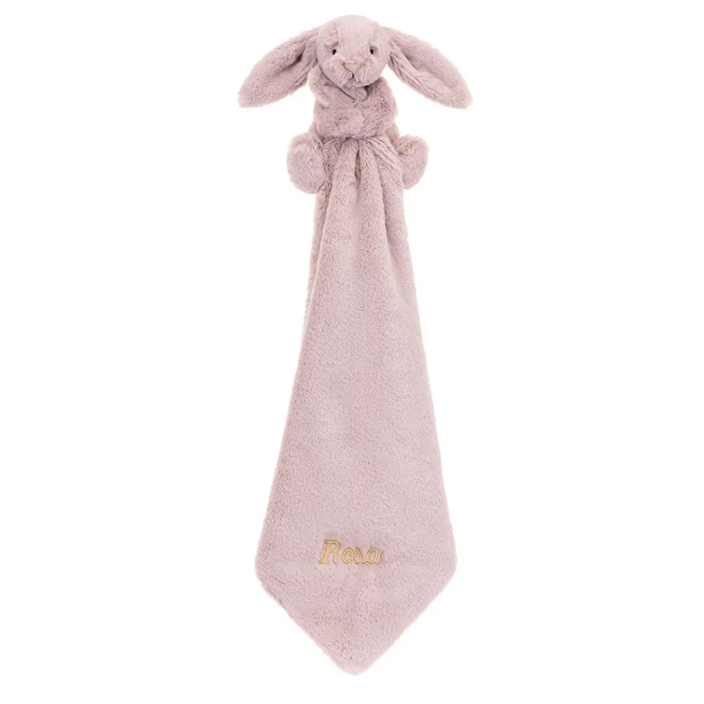 Clearance Personalised Bashful Luxe Bunny Rosa Soother