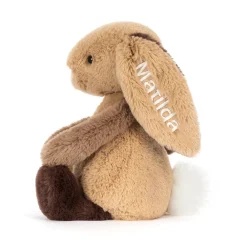 Best Personalised Bashful Patchwork Brown Bunny Original