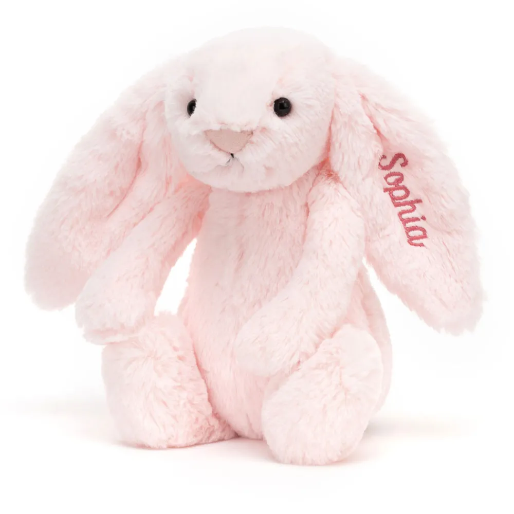 Discount Personalised Bashful Pink Bunny Medium