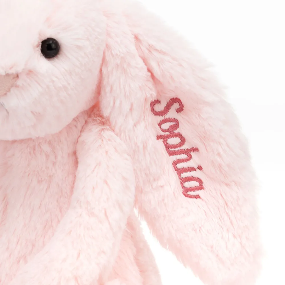 Discount Personalised Bashful Pink Bunny Medium