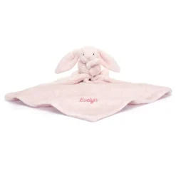New Personalised Bashful Pink Bunny Soother