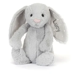 Hot Personalised Bashful Shimmer Bunny Medium