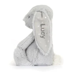 Hot Personalised Bashful Shimmer Bunny Medium
