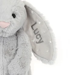 Hot Personalised Bashful Shimmer Bunny Medium