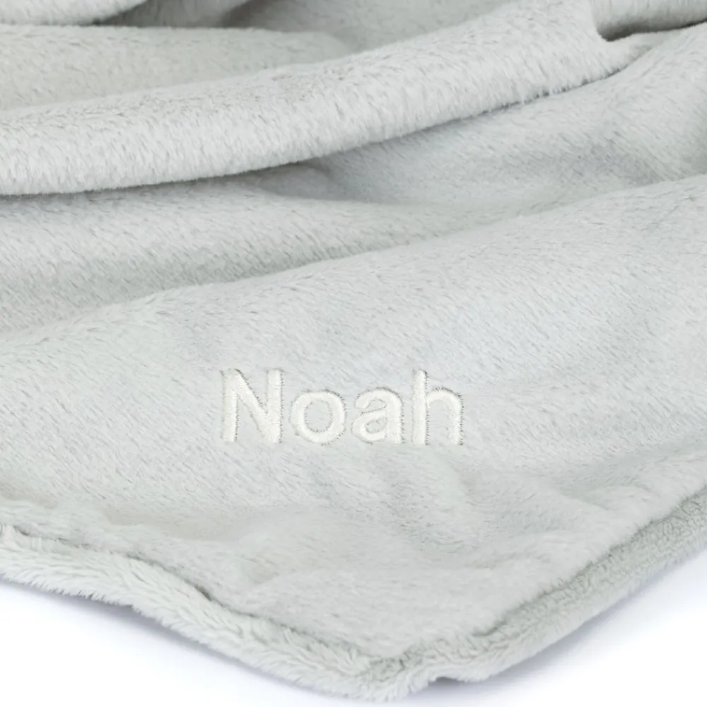 Outlet Personalised Bashful Silver Bunny Blankie