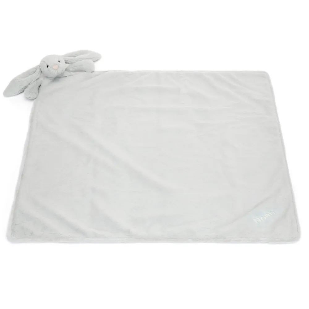 Outlet Personalised Bashful Silver Bunny Blankie