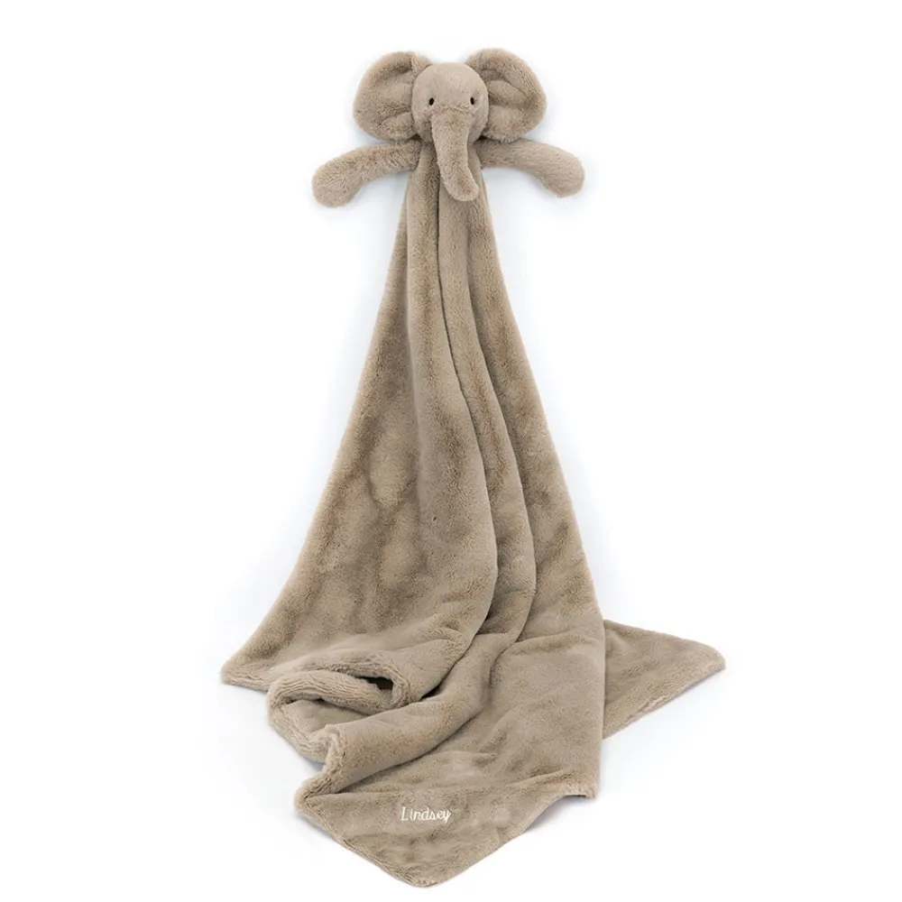 Online Personalised Smudge Elephant Blankie