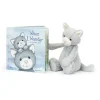 New When I Wonder Book and Bashful Grey Kitty Medium